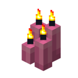 Четыре розовые свечи (горящие).png